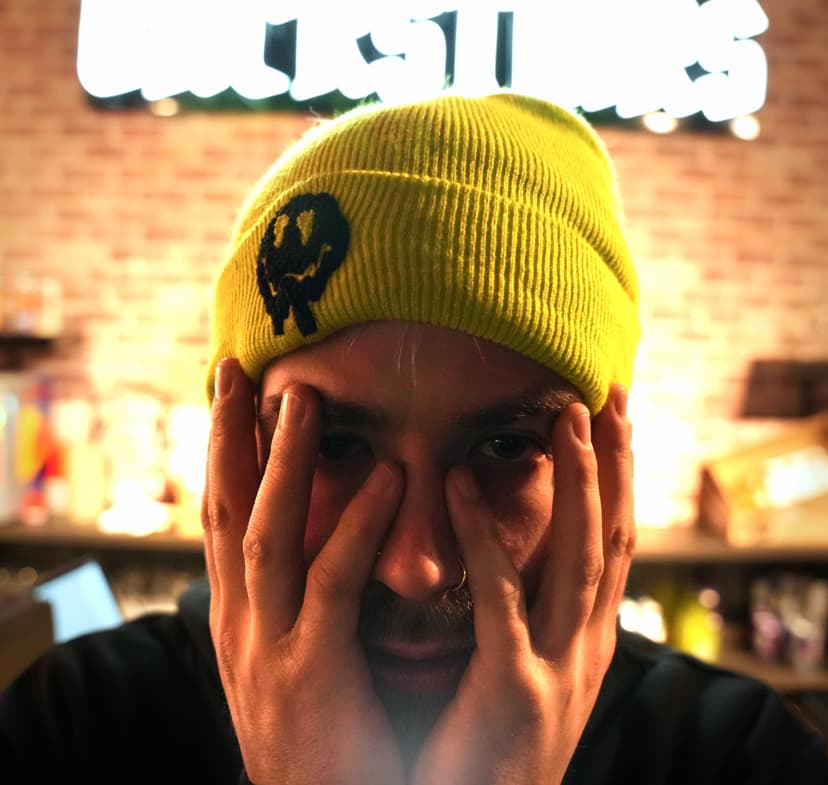 alliance white selfie at his show at backstage burgers venue